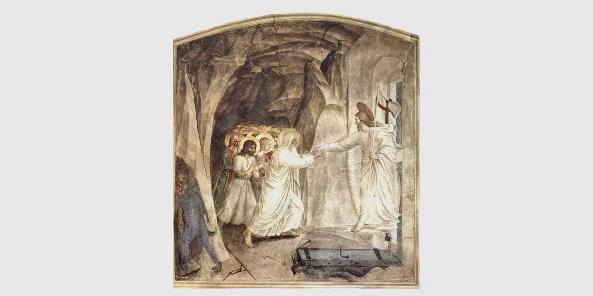 «Зішестя в пекло», Фра Беато Анджеліко картина «Зішестя в пекло» художник Фра Беато Анджеліко
