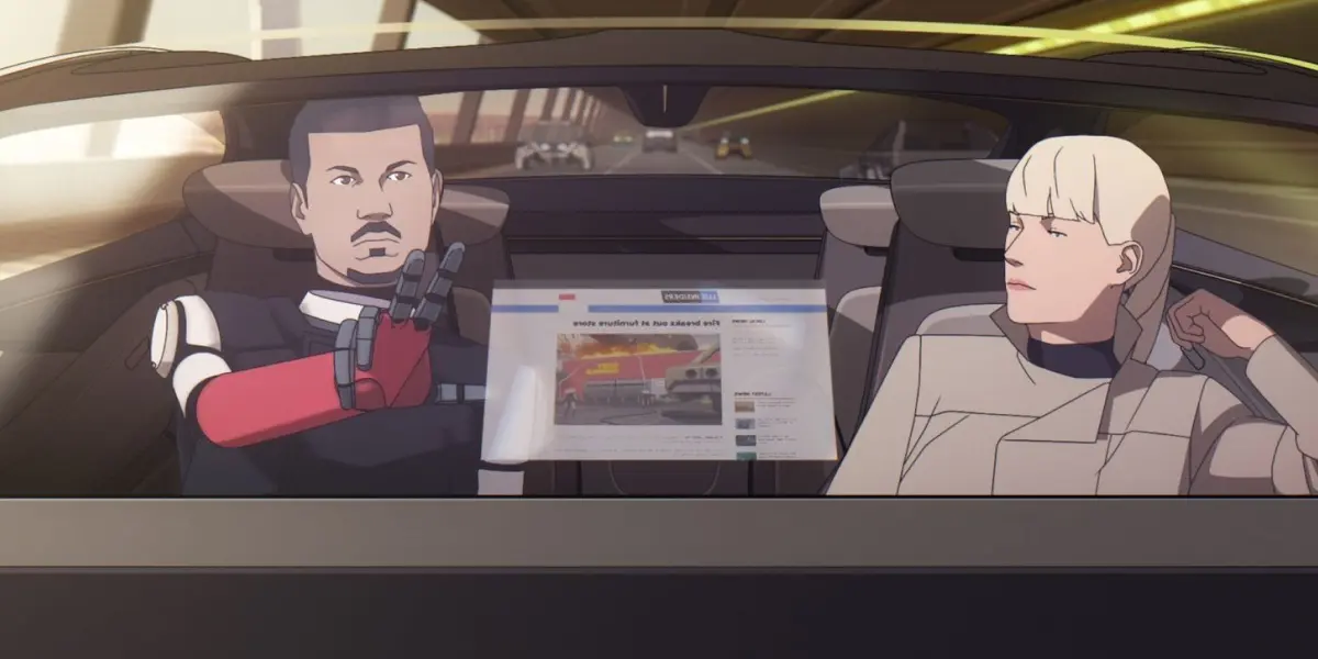 кіберпанк-анімація «Марс-Експрес»