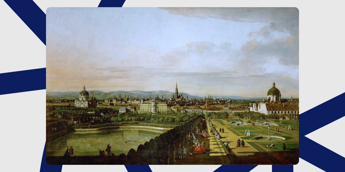 Бернардо Беллотто «Вид Відня з Бельведера»