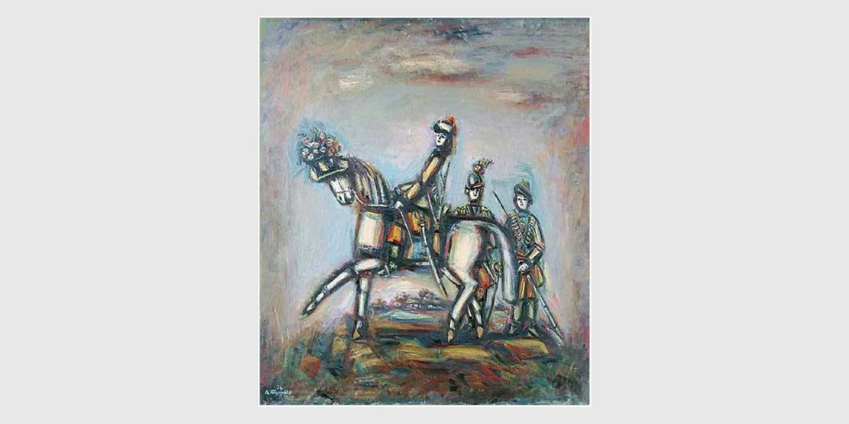 Олександр Тишлер, «Махно на білому коні», 1976