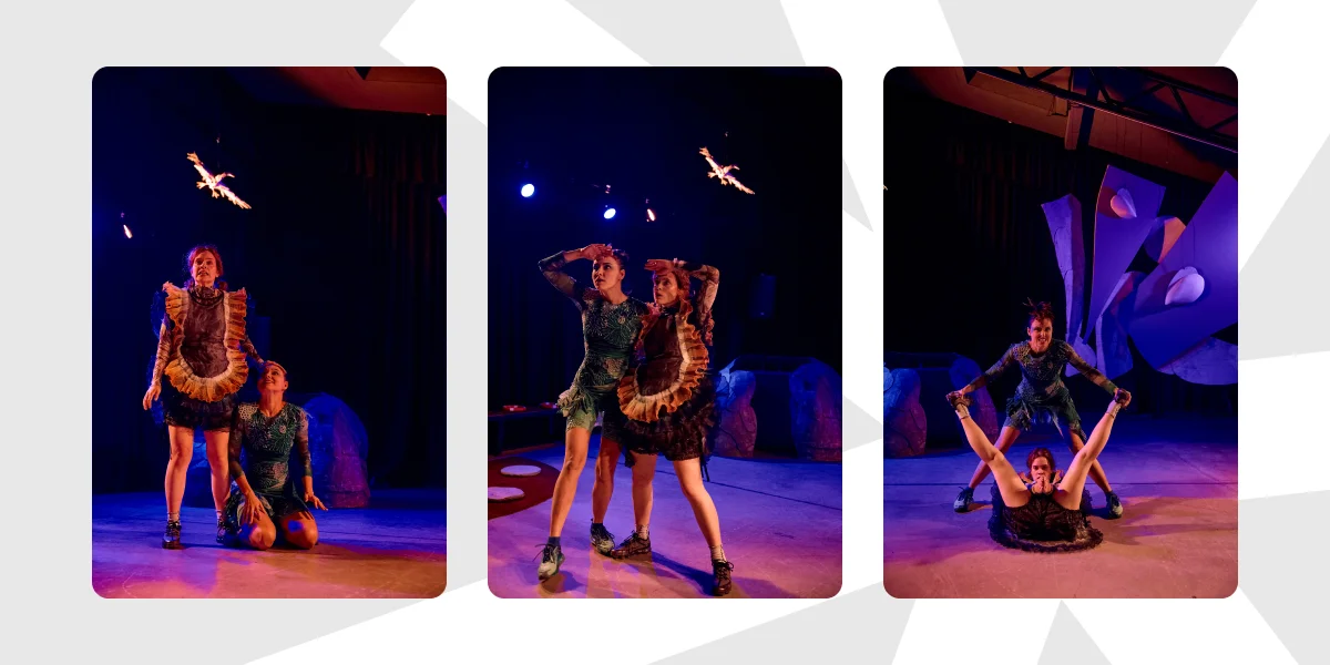 Русалка з мідією є жителями одного ландшафту, можливо, одного валуна, лише по різних його боках