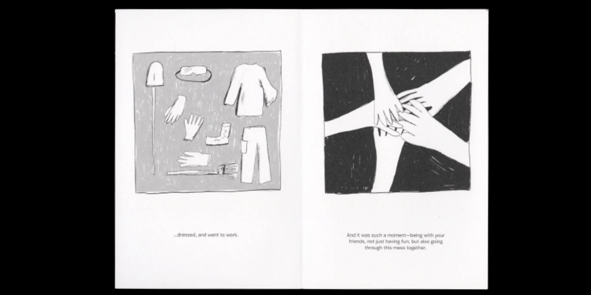 Розгорт мальопису «Мистецтво під вогнем»