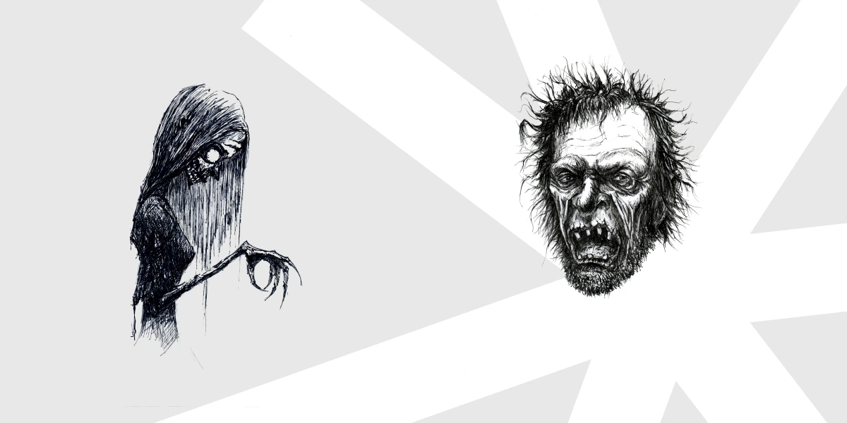 Внутрішні ілюстрації Віталія Шнайдера до текстів Люся і Сміттєверть