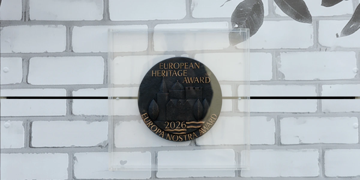 Відзнака European Heritage Awards. Europa Nostra Awards 2026 в експозиції виставки. Фотограф Костянтин Гливляс